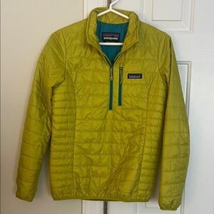 Patagonia Women’s Lime Green Puffer Jacket